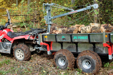 Anhänger für ATV mit Gitterbordwandaufsatz Modell PV 400