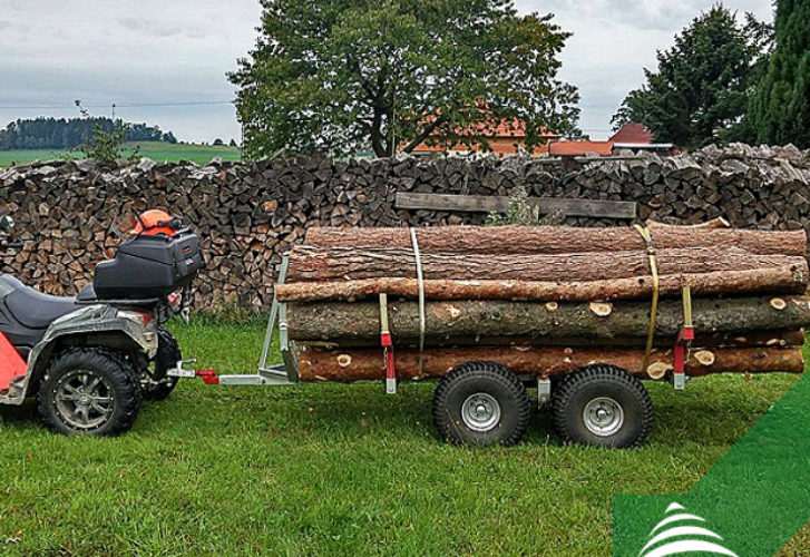 ATV Anhänger Waldarbeiter