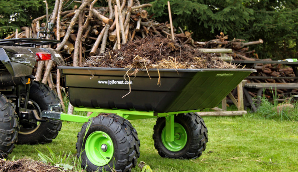 JPJtrailers Anhänger mit Plastikkasten