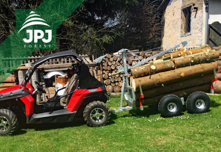 ATV Anhänger Waldarbeiter