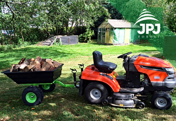Anhänger mit Plastikkasten JOBER 300