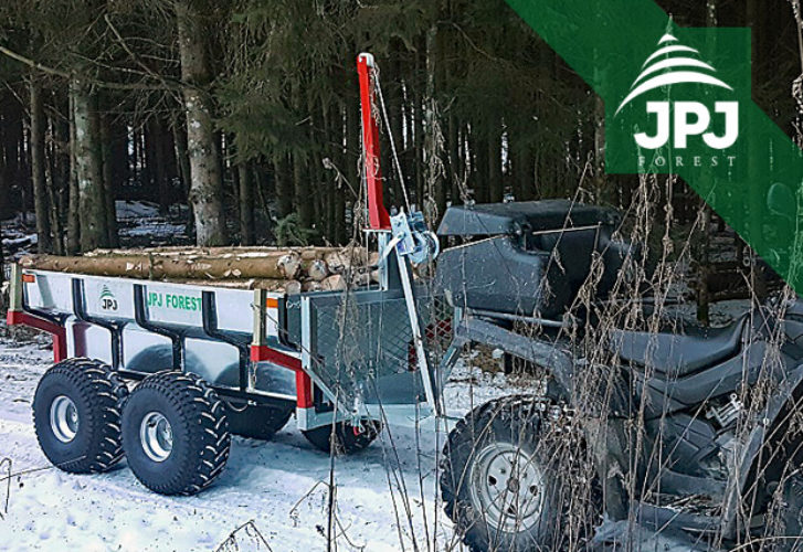 Professioneller Trailer ATV Profi Arbeiter