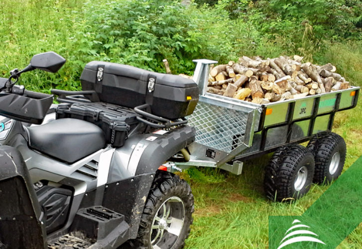 ATV Anhänger Arbeiter